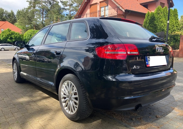 Audi A3 cena 38800 przebieg: 205600, rok produkcji 2012 z Leszno małe 407